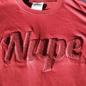 Kappa Alpha Psi Red Nupe Graphic Tee Stitched.